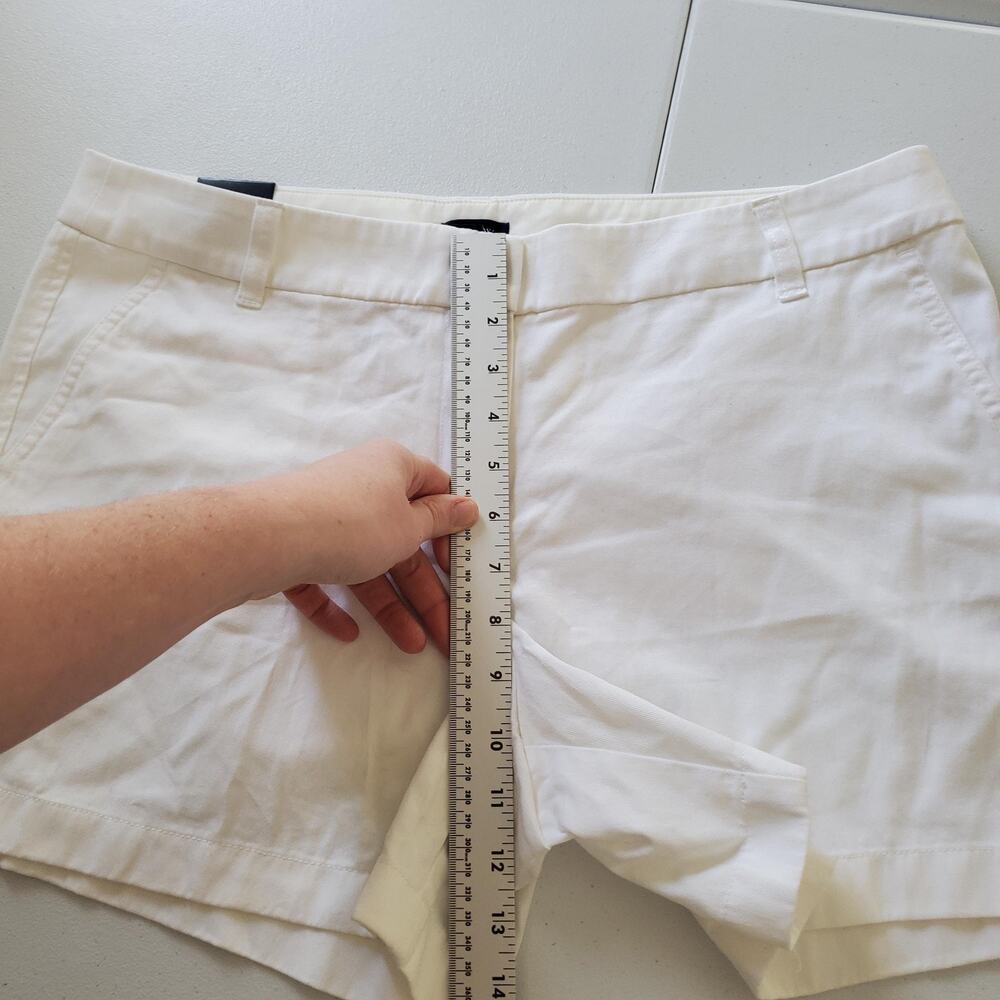 J.Crew Shorts Womens 14 White Chino Classic Slant Pockets Style H1453 Casual - Picture 5 of 9